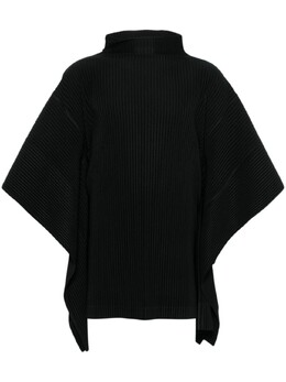 Homme Plissé Issey Miyake: Чёрная футболка 