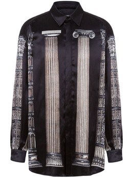 Moschino: Рубашка с принтом 