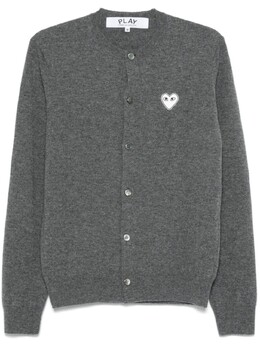 Comme Des Garçons Play: Серый кардиган 