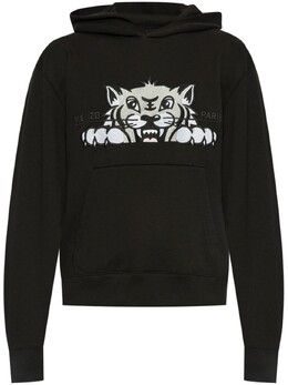 Kenzo: Чёрная толстовка  Tiger
