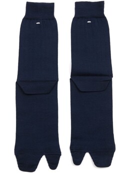 Maison Margiela: Синие носки  Tabi