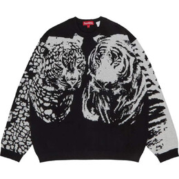 Supreme: Жаккардовый свитшот 