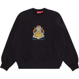 Supreme: Чёрная толстовка  Crest