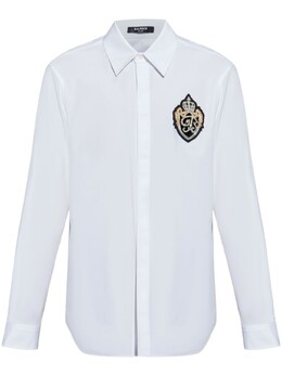 Balmain: Белая рубашка 