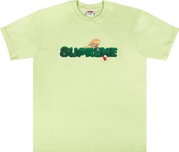 Supreme: Зелёная футболка  Lizard