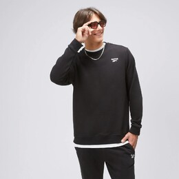 Reebok: Чёрный свитшот 