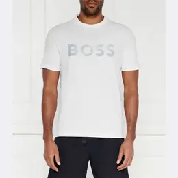BOSS: Белая футболка 