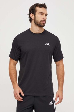adidas Performance: Чёрная футболка 