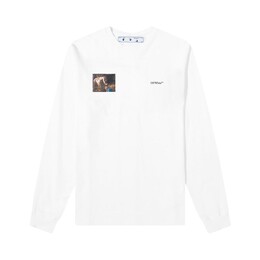 Off-White: Свитшот  Caravaggio с длинным рукавом