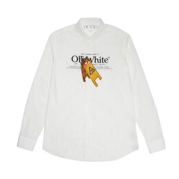 Off-White: Рубашка  Pascal с принтом