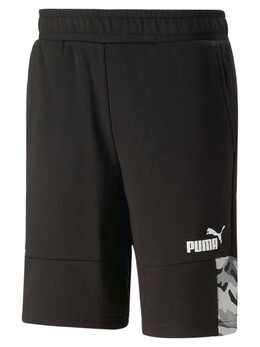 PUMA: Чёрные шорты  Ess