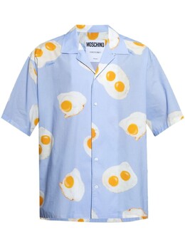 Moschino: Рубашка с принтом 