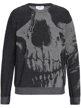 Alexander McQueen: Чёрный свитер  Skull