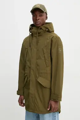 Timberland: Зелёная куртка 