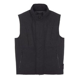 Stone Island: Чёрный жилет  Ghost