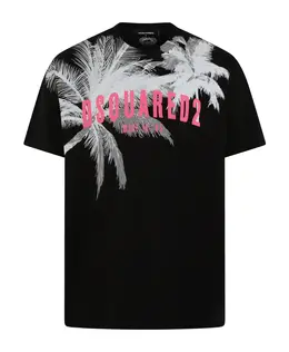 Dsquared2: Чёрная футболка 