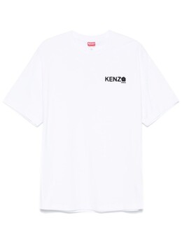 Kenzo: Футболка с цветочным принтом 