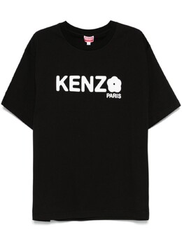 Kenzo: Футболка с цветочным принтом 