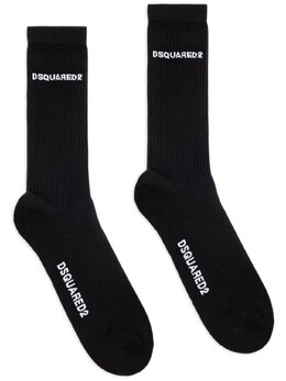 Dsquared2: Чёрные носки 