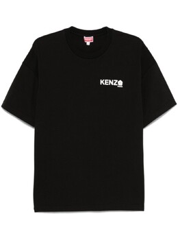 Kenzo: Футболка с цветочным принтом 