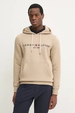 Tommy Hilfiger: Бежевая толстовка 