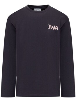 JW Anderson: Синяя футболка 
