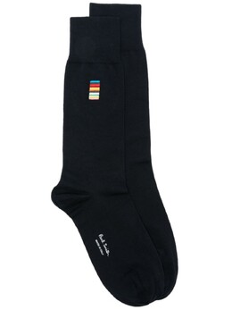 Paul Smith: Синие носки  Artist Stripe