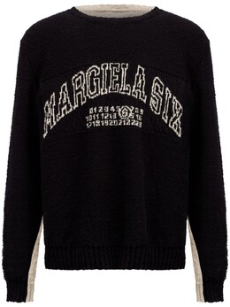 MM6 Maison Margiela: Чёрный свитер 