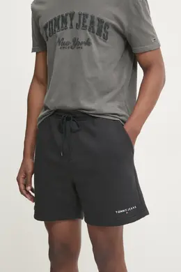 Tommy Jeans: Чёрные шорты 