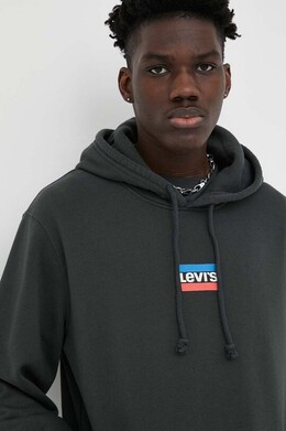 Levi's: Чёрная толстовка 