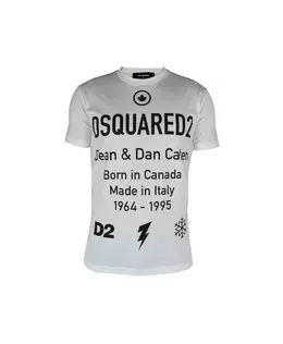 Dsquared2: Белая футболка 