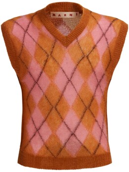 Marni: Розовый жилет 