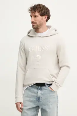 GUESS: Бежевая толстовка 
