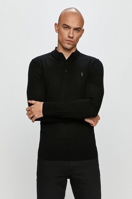 Allsaints: Поло  Mode с длинным рукавом