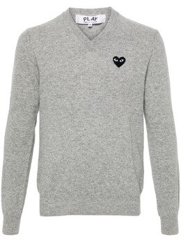 Comme Des Garçons Play: Меланжевый свитер 