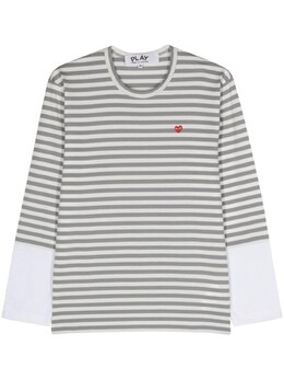 Comme Des Garçons Play: Футболка в полоску 