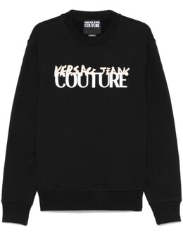 Versace Jeans Couture: Чёрная толстовка 