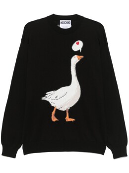 Moschino: Чёрный свитер 