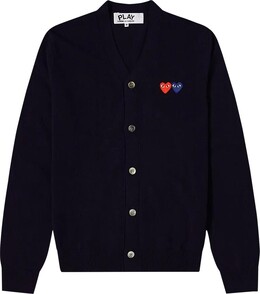 Comme Des Garçons Play: Красный кардиган  Heart