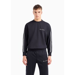 Armani Exchange: Чёрная толстовка 