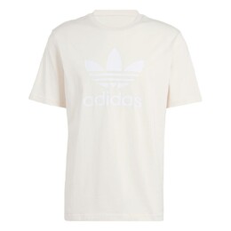Adidas: Бежевая футболка  Adicolor
