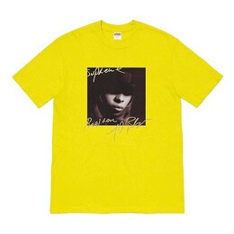 Supreme: Жёлтая футболка  Mary J Blige