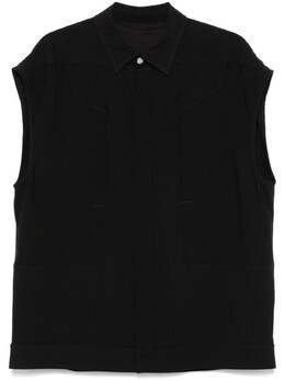 Rick Owens: Чёрная рубашка  Jumbo