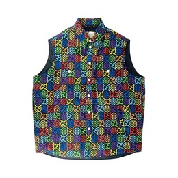Gucci: Чёрный жилет 