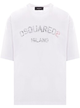 Dsquared2: Белая футболка 