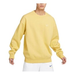 Nike: Жёлтая толстовка  Solo Swoosh