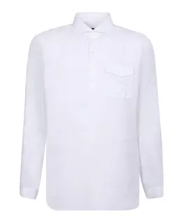 Lardini: Белая рубашка 