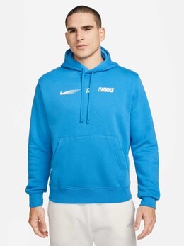 Nike: Синяя толстовка  NSW
