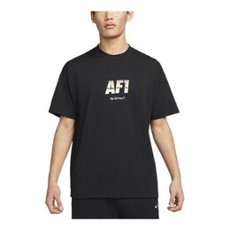 Nike: Чёрная футболка  Air Force 1