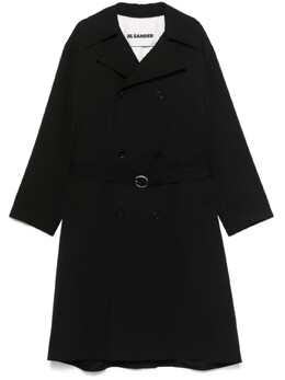Jil Sander: Пальто с поясом 